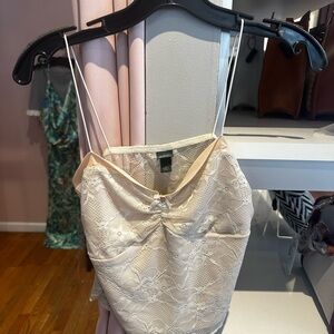 Wild Fable Cream Lace Cami Top